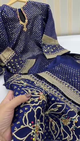 Rs 13500 Aneelas UNstitched wedding shirt trouser [Dispatch date 4th January ]