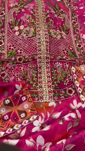 Rs 4500 Sahiba stitched lawn Emb 3pc ( small)