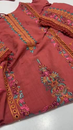 Rs 6500 Khaddar stitched Emb 2pc ( Small)