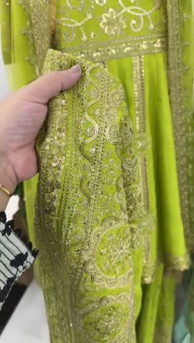 Rs 23000 Aneelas Stitched Raw Silk Wedding 3pc Net Duppata [FC-02] [Dispatch Time 2 Months] ~ [Chest 21] [Length 38] MEDIUM