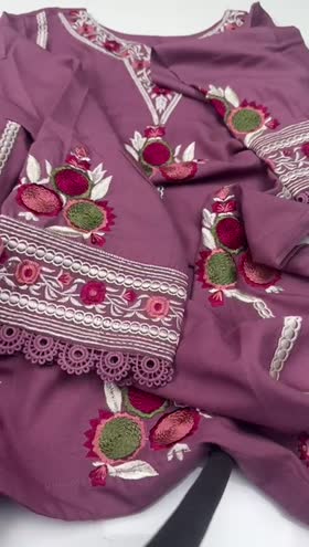 Rs 4350 Sahiba stitched Emb shirt trouser ~ [Chest 22] [Length 35] LARGE