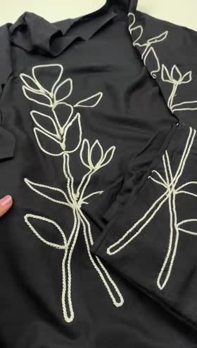 Rs 4400 Sahiba stitched Emb shirt trouser ~ [Chest 19] [Length 35] SMALL