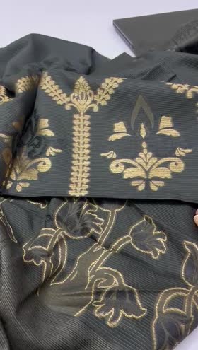 Rs 3950 Saya viscouse  jacquard 3pc