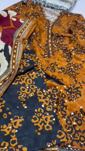 Rs 3800 Bin saeed Khaddar printed stitched 3pc  ~ MEDIUM