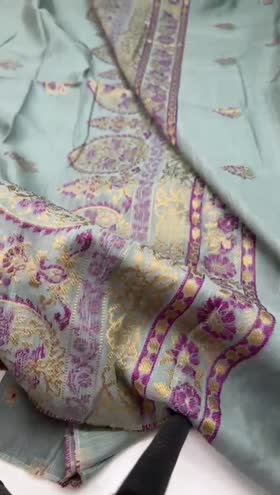 Rs 3800 Soft Khadar Jacquard 3pc