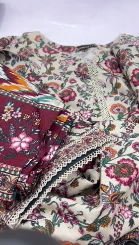 Rs 3800 Bin saeed stitched khaddar 3pc ~ XLARGE