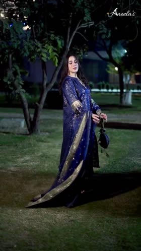 Rs 23500 Aneelas stitched wedding 3 piece [Dispatch date 4th April ] ~ [Chest 21] [Length 44] MEDIUM