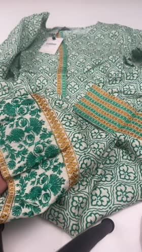 Rs 4500 Sapphire Stitched Shirt Trouser ~ SMALL