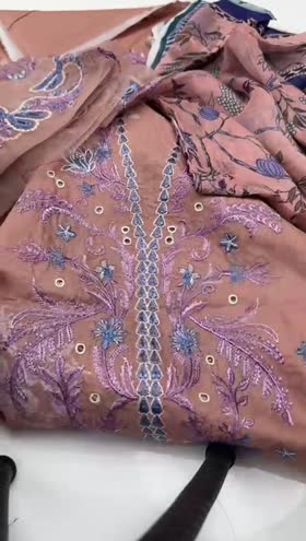 Rs 5400 Aezel By Roheenaz Cambric Emb 3pc [Wareesha] [Retail 7450]