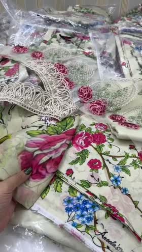 Rs 6500 Aneelas finest lawn Emb chiffon Duppata unstitched 3 piece.[ready to dispatch]