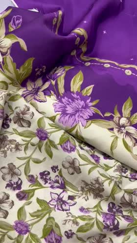Rs 3450 baroque linen printed 3pc shawl