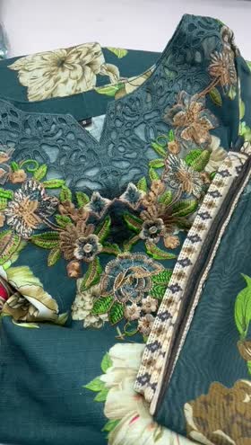 Rs 4000 Sahiba stitched Khaddar Emb 3pc ~ [Chest 19] [Length 46] SMALL