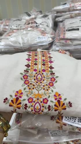 Rs 4700 Dhank stitched Emb shirt trouser. Dispatch time 2 months ~ [Chest 22 ] [Length 40] LARGE