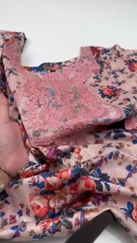 Rs 5500 Sahiba Lawn Jacquard Stitched 3pc ~ [Chest 22] [Length 35] LARGE