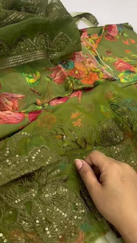 Rs 6850 Charizma lawn Emb 3 pc chiffon emb duppata