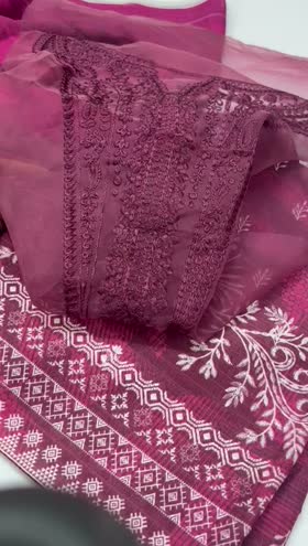 Rs 4850 AAfreen lawn emb 3pc chiffon duppata new launch AF 237]