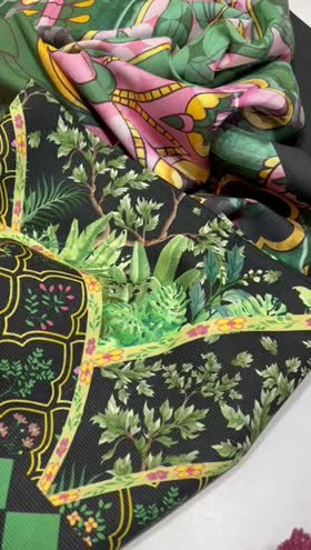 Rs 3650 Paltar Fancy Marina printed 3pc ( D 529)