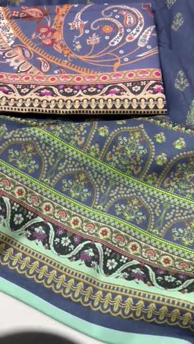 Rs 3300 Mausummery Linen Doria printed 3pc retail 5495