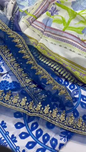 Rs 3550 M prints lawn Emb 3pc