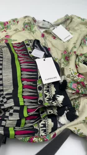 Rs 3800 Sapphire Stitched Shirt Duppata ~ LARGE