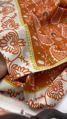 Rs 3300 Sapphire lawn printed 3pc voil lawn duppata