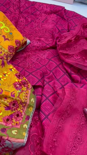 Rs 5950 Charizma infinity lawn Emb 3pc Emb duppata ( 02)