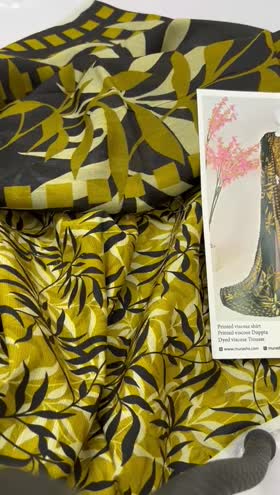 Rs 4100 Bin Amin viscose 3pc