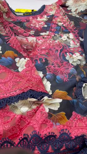 Rs 8000 Aneela’s Lawn stitched Emb 3pc( Medium)