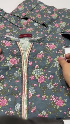 Rs 3000 Bin saeed Khaddar stitched 2pc  ~ SMALL