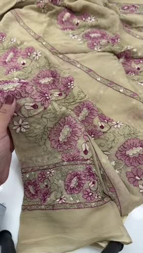 Rs 6800 Fragrant Chiffon heavy Emb Duppata [D-03] lawn 3pc