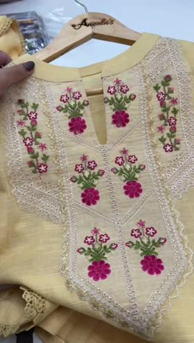 Rs 7000 Aneelas lawn UNstitched Emb chiffon emb Duppata 3pc with 1.5 sleeve`s lace 4 yards chaak lace [Dispatch date 17th February ]