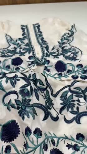 Rs 5650 Sahiba Stitched Emb 3pc ~ [Chest 22] [Length 47] LARGE