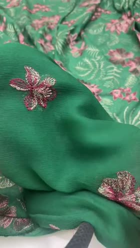 Rs 6700 Fragrant Emb Karandi Chiffon Duppata 3pc [D-04]