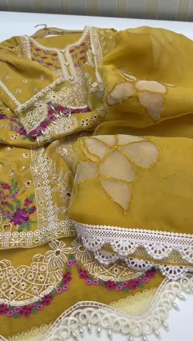 Rs 10500 Aneelas luxury unstitched 3 piece. Dispatch after Eid