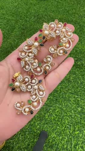 Rs 2500 Trendy Earrings and Locket