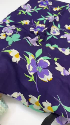 Rs 2200 same printed khadar shirt trouser ~ PURPLE WITH GREEN FLOWER ALL OVER 2PC