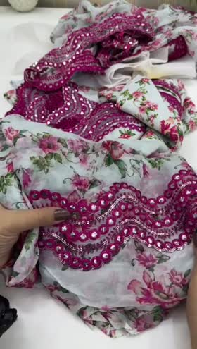 Rs 4000 Aneelas  chiffon Duppata