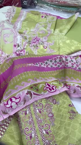 Rs 6150 Ramsha luxury lawn Emb 3 pc silk duppta ( G 210)