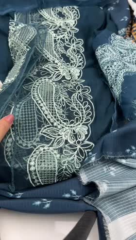 Rs 5650 Ivy Bloom by Parishay Viscose Emb 3pc [IW-04] [Retail 7990]