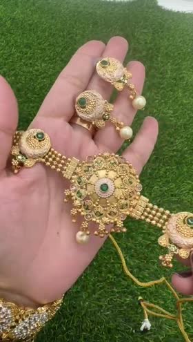 Rs 3500 Rajwari necklace set