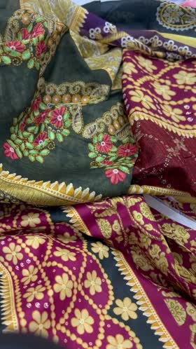 Rs 3400 Nishat Lawn printed 3pc voil lawn duppata