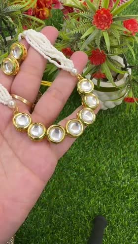 Rs 2350 kundan meena kari 2 in one set