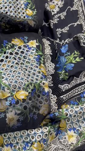 Rs 11000 Aneela’s lawn stitched Emb 3pc ( XL]