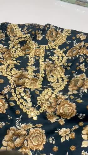 Rs 5600 Khaddar hand made Emb shirt trouser 2pc