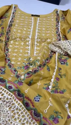 Rs 6500 Aneela’s lawn stitched Emb 2pc )medium