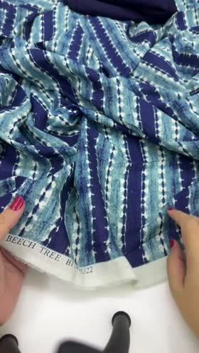 Rs 1950 Khaddar printed 2pc ~ 2PC BLUE LINES