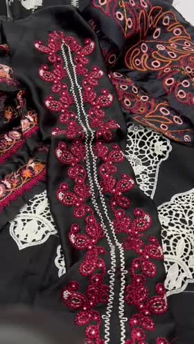 Rs 7500 mushq lawn Emb 2pc