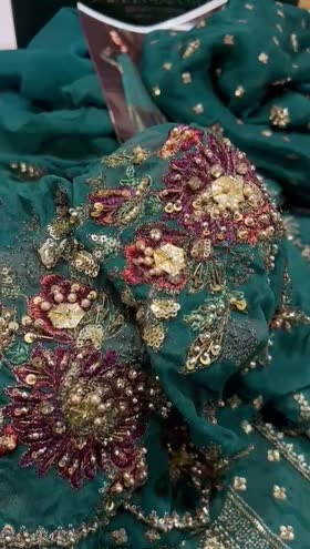 Rs 22500 Charizma Dastan E jashan chiffon emb 4pc new launch ( D12)