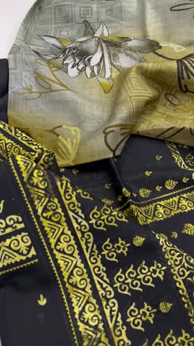 Rs 2800 Bin saeed lawn printed 3pc