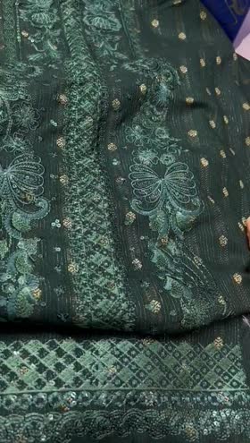 Rs 6595 Riwayat jacquard Emb 3pc Emb shawl ( RL 65]